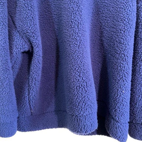 Muk Luks Chunky Blue Crew Neck Pullover Sweatshirt - Picture 8 of 11